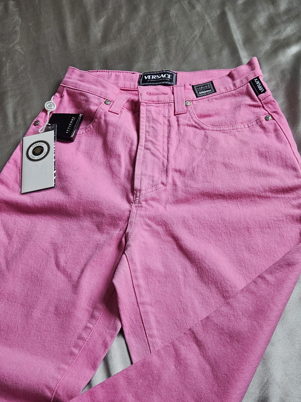 NWT*Versace Jeans Couture Women’s Pink Stretchy Jean PN038577